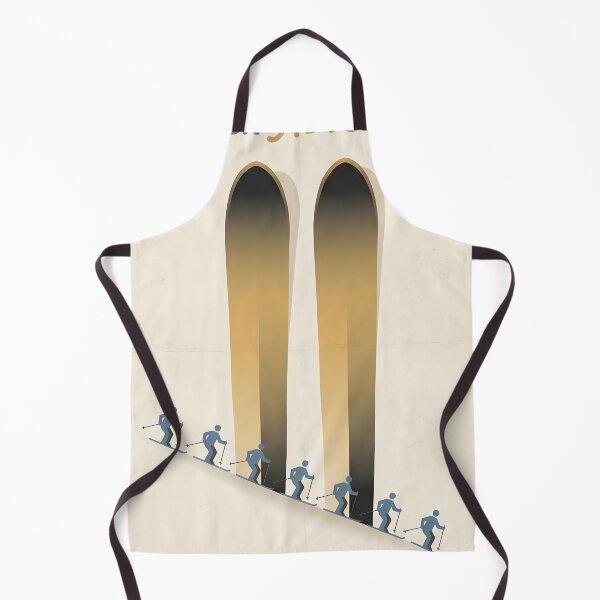Item preview, Winter Adventure Ski Poster – Vintage Alpine Escapes Minimalist Art designed and sold by AbstractAuraArt.
