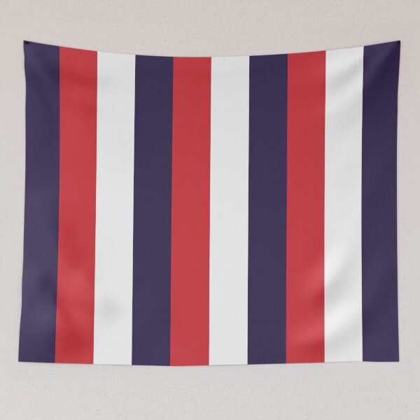 Item preview, 3 Large RED NAVY BLUE and WHITE Vertical STRIPES designed and sold by RachelMacht.