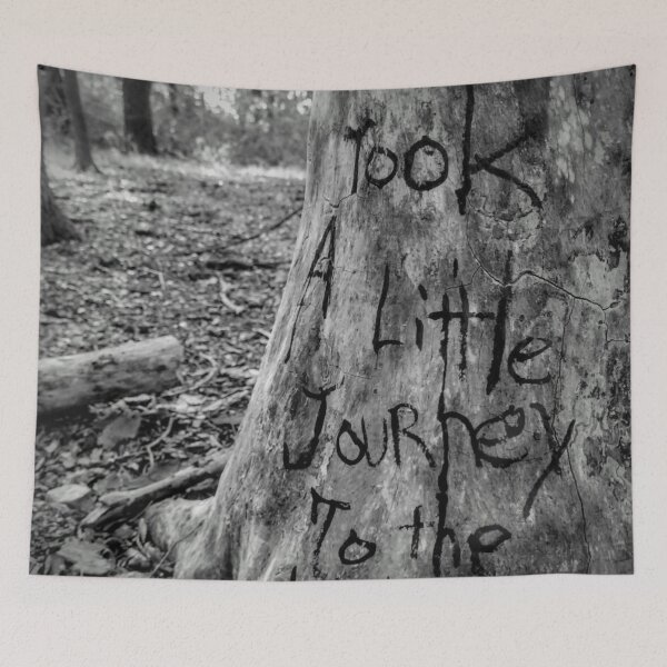 Item preview, Ancient Juniper Trunk at Bald Knob – Lord Huron Inspired, “I Took a Little Journey to the Unknown” designed and sold by The Yawning Grave .