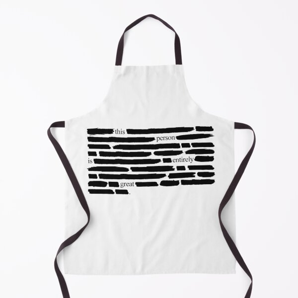 Item preview, Redacted This Person Is Entirely Great Redaction designed and sold by Nerd Shizzle.