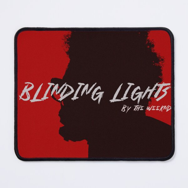 Item preview, The Weeknd Blinding Lights Red Silhouette Poster designed and sold by XIFIDESIGNS.