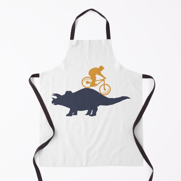 Item preview, Triceratops Mountain Bike Rider Dinosaur Cycling Design designed and sold by GetGoodFit.