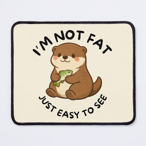 Item preview, I'm Not Fat, Just Easy to See designed and sold by BeagleDesigns.