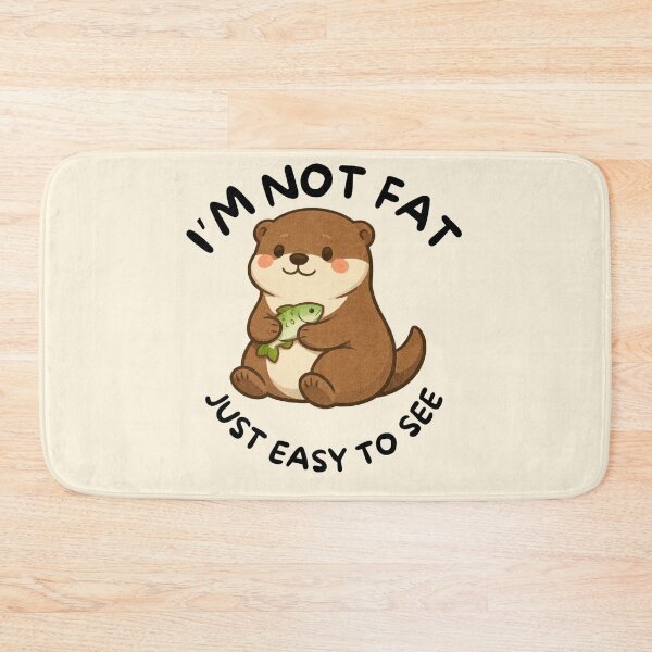 Item preview, I'm Not Fat, Just Easy to See designed and sold by BeagleDesigns.