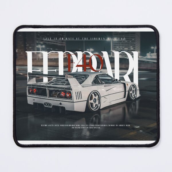 Item preview, Liberty Walk Ferrari F40 Cinematic Automotive Poster designed and sold by XIFIDESIGNS.