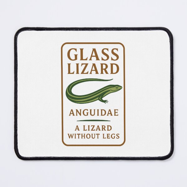 Item preview, Glass Lizard Anguidae Legless Reptile designed and sold by WildlifeInc.