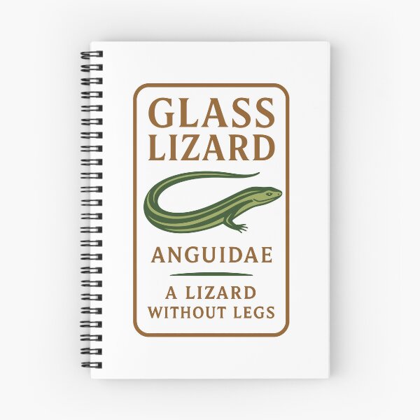 Item preview, Glass Lizard Anguidae Legless Reptile designed and sold by WildlifeInc.