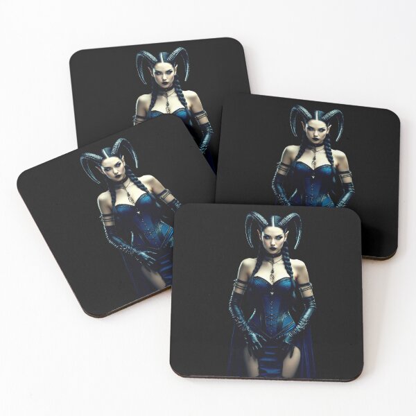 Item preview, dark demon queen – gothic fantasy woman – dark fantasy art designed and sold by Traumrausch.