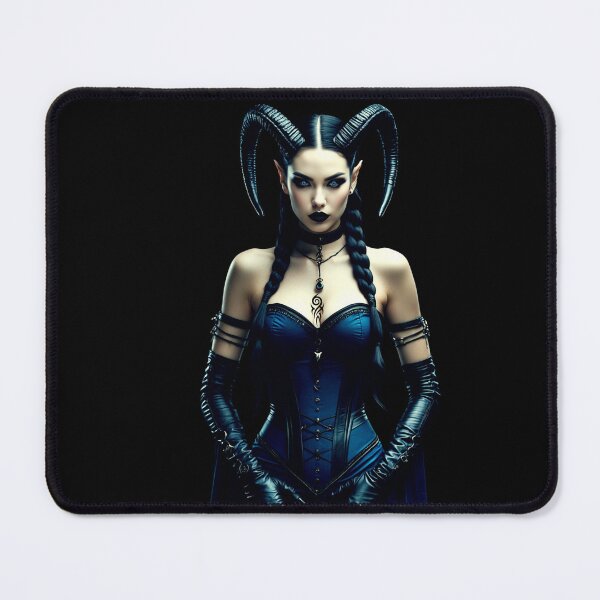 Item preview, dark demon queen – gothic fantasy woman – dark fantasy art designed and sold by Traumrausch.