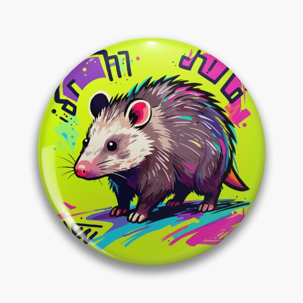Item preview, Colorful Artistic Opossum designed and sold by MartynaKanik.