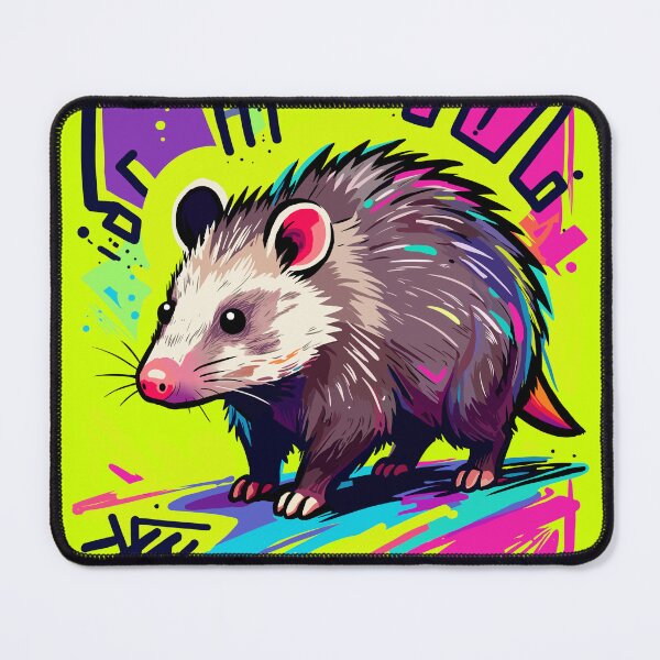 Item preview, Colorful Artistic Opossum designed and sold by MartynaKanik.