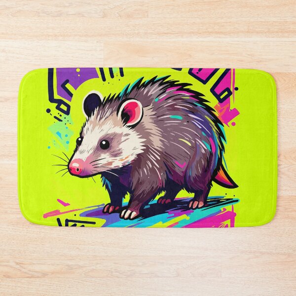 Item preview, Colorful Artistic Opossum designed and sold by MartynaKanik.