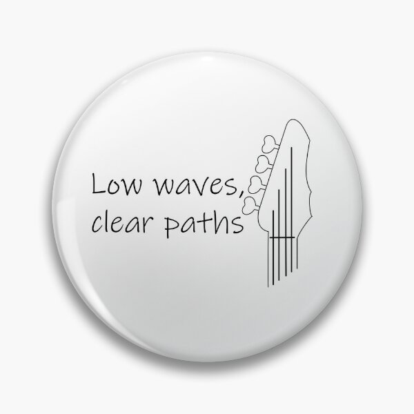 Item preview, Guitar Bass Low waves, clear paths designed and sold by Wolf on the Stroke.