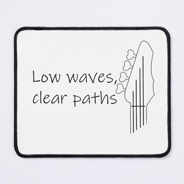 Item preview, Guitar Bass Low waves, clear paths designed and sold by Wolf on the Stroke.