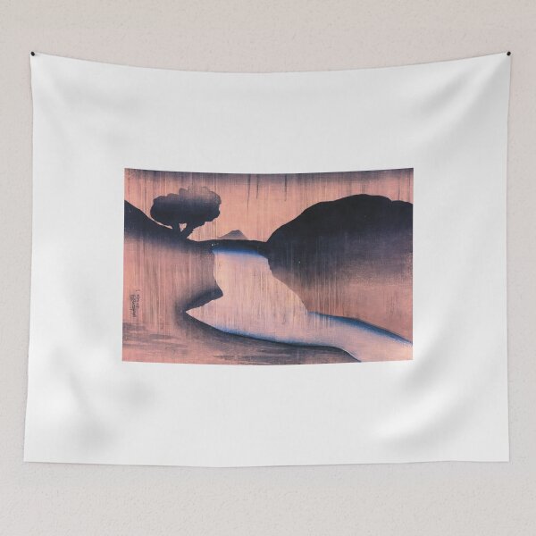 Item preview, Ochanomizu in Rain - Vintage Japanese Landscape Print designed and sold by Open Canvas.