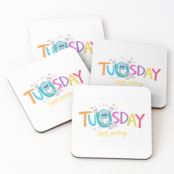 Item preview, Happy Tuesday - Cheerfull  Latter - Weekly Mood Series designed and sold by CzipipitoStudio.