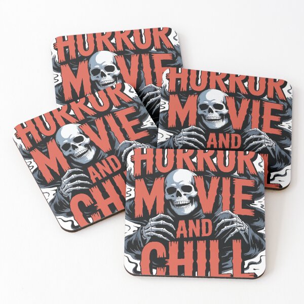 Item preview, Horror Movie and Chill Skull Design – Scary Halloween Graphic designed and sold by DesignsDrip.