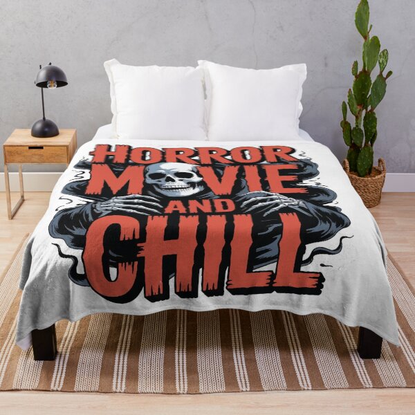 Item preview, Horror Movie and Chill Skull Design – Scary Halloween Graphic designed and sold by DesignsDrip.