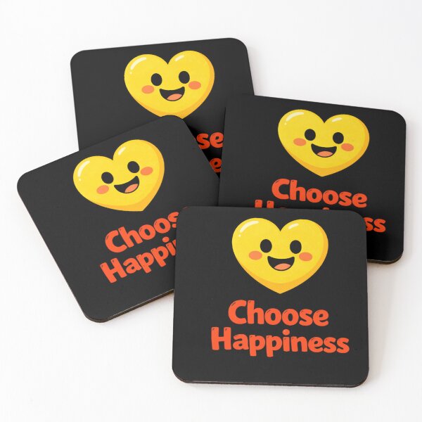 Item preview, Choose Happiness – Cute Positive Cartoon  designed and sold by IODesignsofficial.
