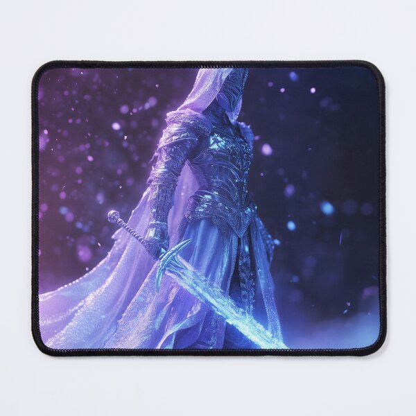 Item preview, Moonlight Sentinel: Guardian of the Frozen Realm designed and sold by VisionaryVeils.