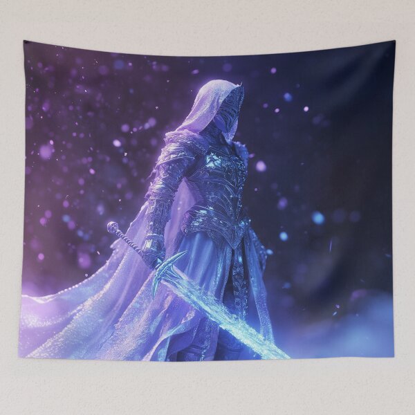 Item preview, Moonlight Sentinel: Guardian of the Frozen Realm designed and sold by VisionaryVeils.