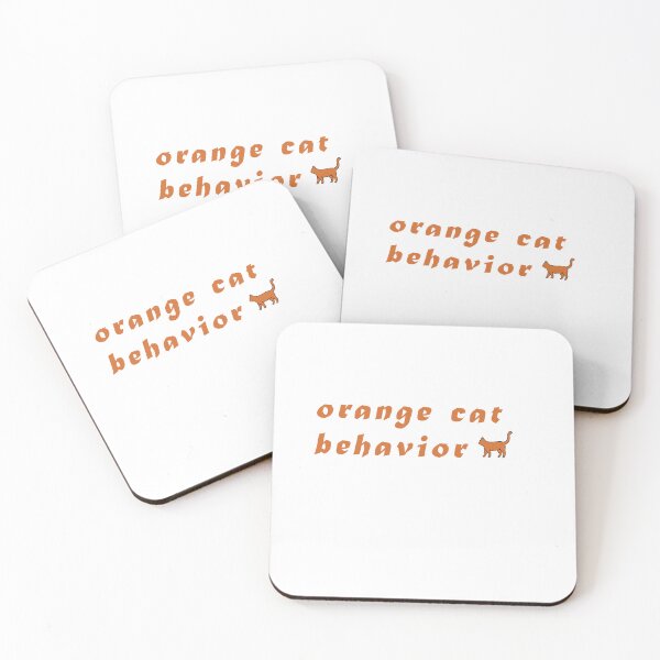 Item preview, Funny orange cat behavior  designed and sold by badrobcheb1.