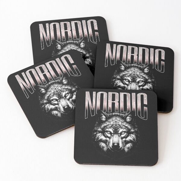 Item preview, Nordic - cool wolf design designed and sold by ReneMM.