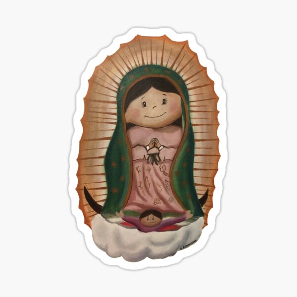 Our Lady of Guadalupe -Virgensita de Guadalupe Infantil Sticker
