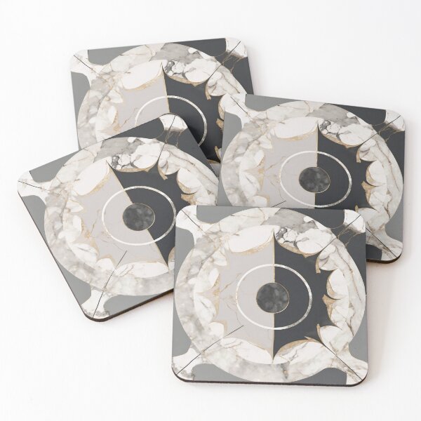 Item preview, Split Marble Circle Rosette Medallion designed and sold by Solara Meridian Studio.