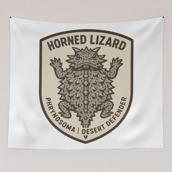 Item preview, Horned Lizard Phrynosoma Desert Defense Specialist designed and sold by WildlifeInc.