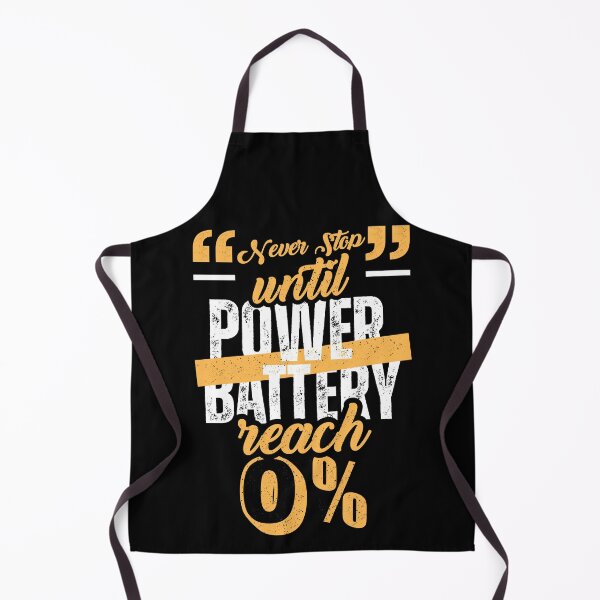 Item preview, Never Stop Power Battery Quote - Grunge Gym Motivation & Gamer Design designed and sold by ArtVibe-Ties.