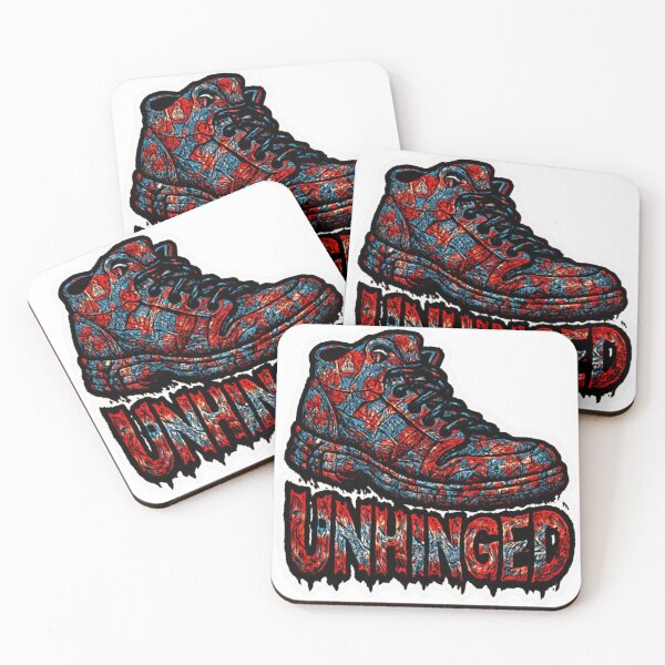 Item preview, UNHINGED – USA Street Mosaic Graffiti Sneaker Sticker designed and sold by Imaginarium of Chaos falcon88 .