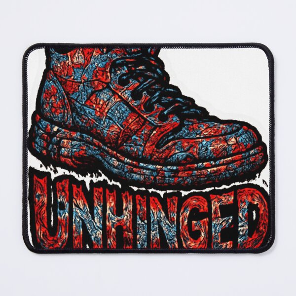 Item preview, UNHINGED – USA Street Mosaic Graffiti Sneaker Sticker designed and sold by Imaginarium of Chaos falcon88 .