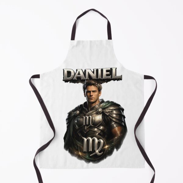 Item preview, Daniel Virgo – Noble Zodiac Warrior Name Art designed and sold by AlexLineArt.