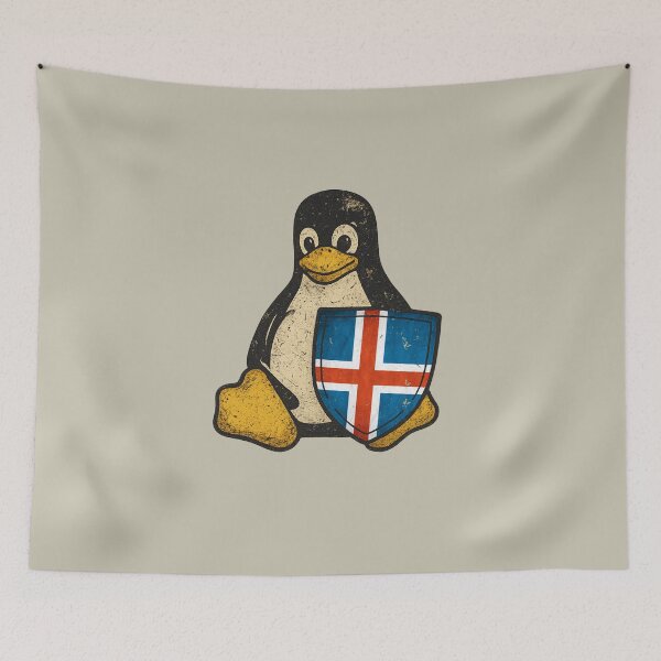 Item preview, Tux LINUX Iceland designed and sold by angoma.