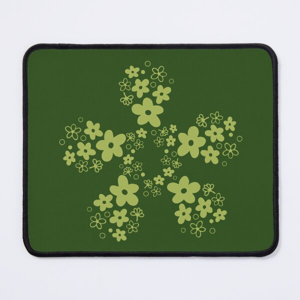 Item preview, Green (Verde) Pyrex Flower - Spring Blossoms designed and sold by YonderAndBeyond.