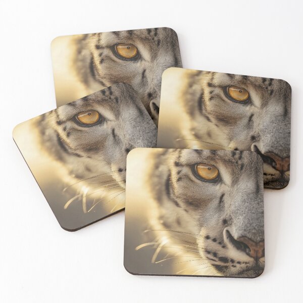 Item preview, Snow leopard close-up designed and sold by Titphilou.