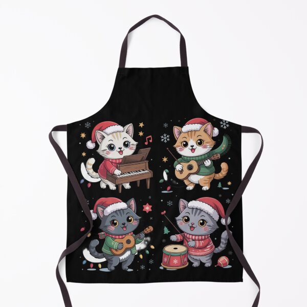 Item preview, Cat Obsession - Christmas white cat music lover designed and sold by DamioPolArt.