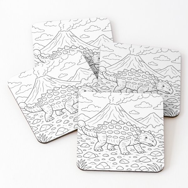 Item preview, Cute Dino Friends & Animal Cuties – Playful Cartoon Stickers for Kids designed and sold by Artaprintly.