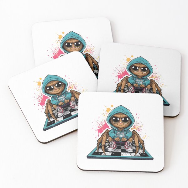 Item preview, Thinking Jumping Spider – Hyllus Diardi Smart Street Art Character designed and sold by MiszungART.