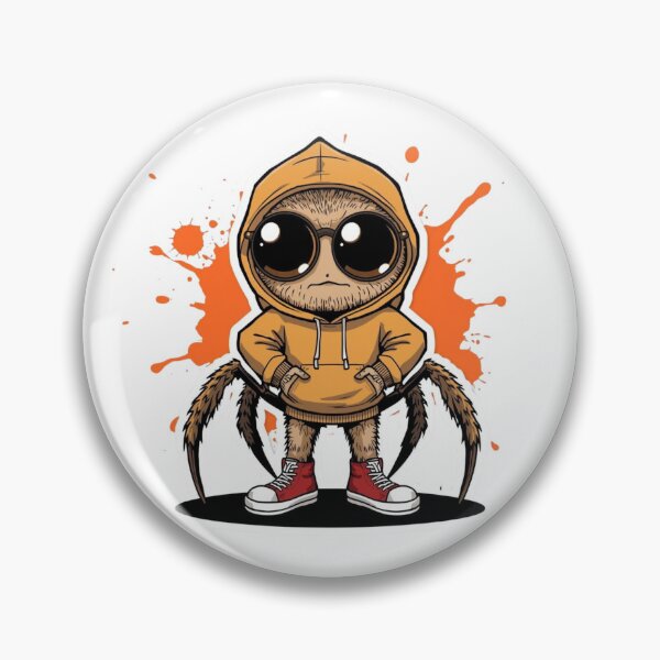 Item preview, Cute Jumping Spider Icon – Hyllus Diardi Streetwear Character designed and sold by MiszungART.