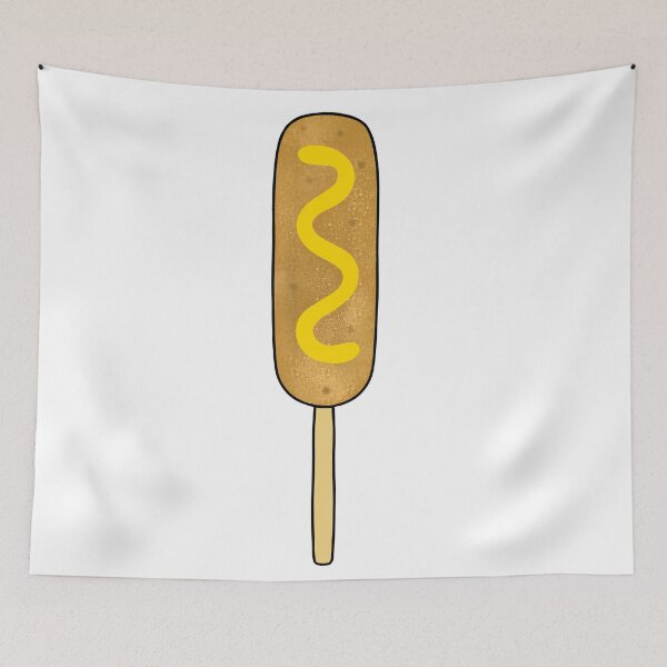 Item preview, Corn Dog With Mustard designed and sold by Sartoris Art.