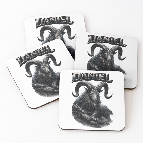 Item preview, Daniel Capricorn – Dark Zodiac Power Name Art designed and sold by AlexLineArt.