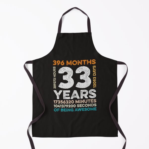 Item preview, 33 Years Old 396 Months Of Being Awesome 33rd Birthday designed and sold by FrankIsabel.