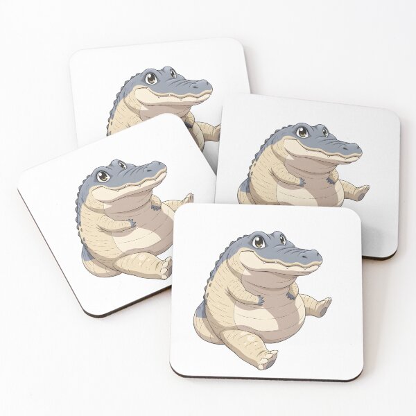 Item preview, Chonky Alligator - Cute Fat Crocodile Anime Style designed and sold by SoyGalactic.