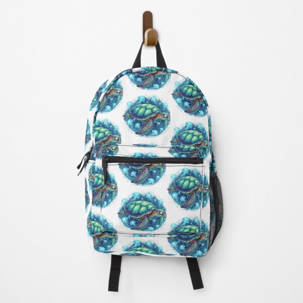 Item preview,  Ethereal Sea Turtle Swimming with Glowing Jellyfish in Mystical Waters designed and sold by zoughlal.