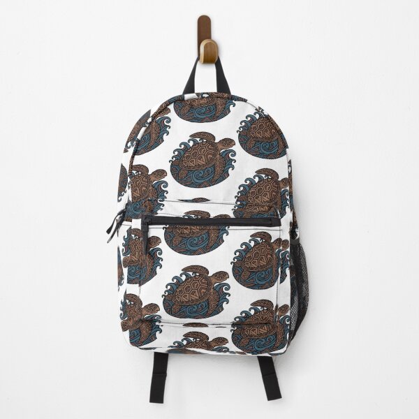 Item preview, Tribal Sea Turtle with Geometric Patterns and Traditional Ocean Waves designed and sold by zoughlal.
