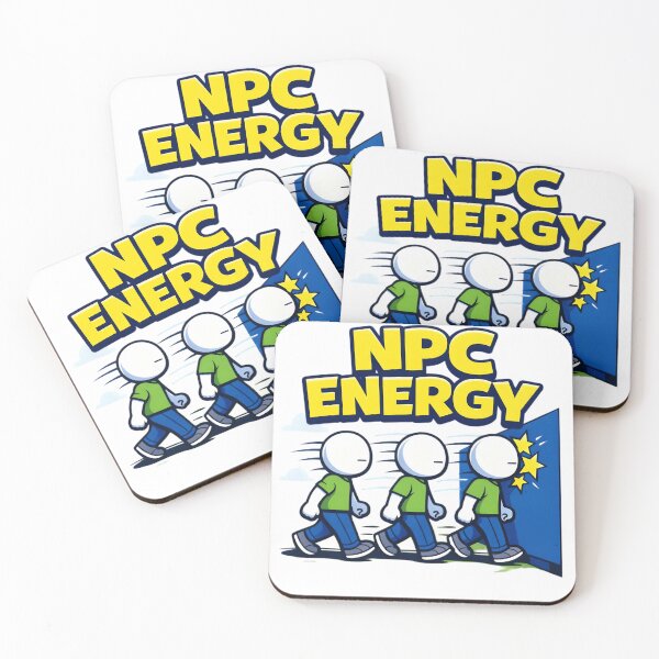 Item preview, NPC Energy – Funny Colorful Meme Cartoon Design designed and sold by gavinroyal.