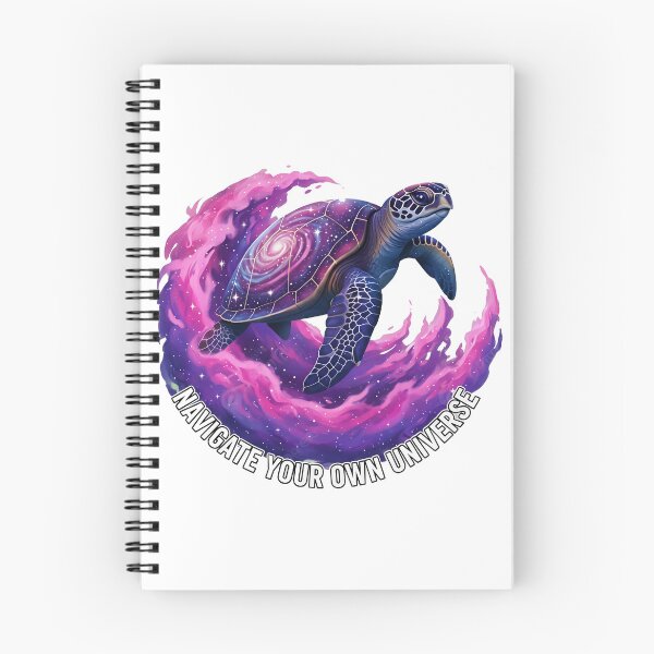 Item preview,  Galaxy Sea Turtle Swimming Through Purple Nebula with Cosmic Energy designed and sold by zoughlal.