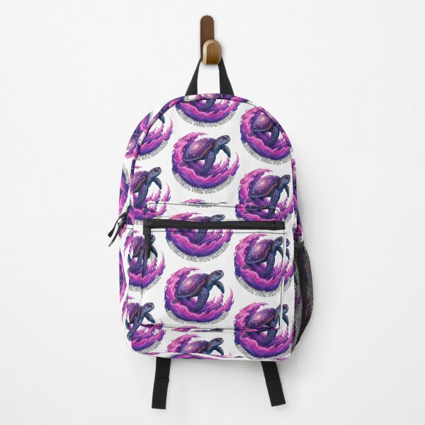 Item preview, Galaxy Sea Turtle Swimming Through Purple Nebula with Cosmic Energy designed and sold by zoughlal.